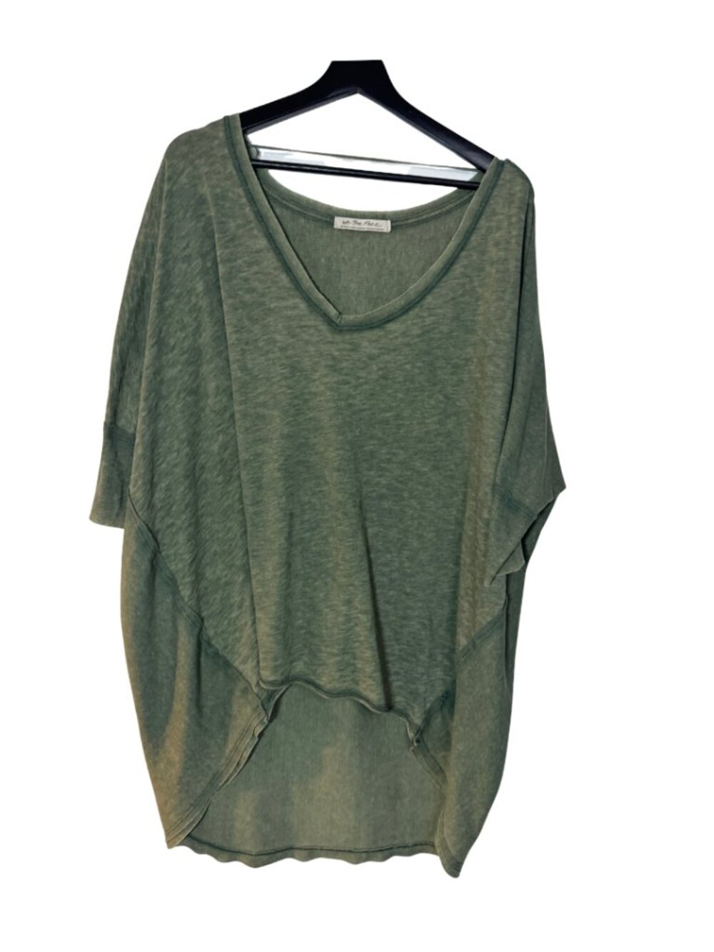 Free people | green oversized top